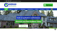 Desktop Screenshot of guardianpestnj.com